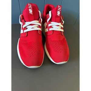 New Balance 247 Womens Red White Lifestyle Sneakers WS247UR Size 8.5